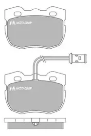 Комплект тормозных колодок, дисковый тормоз MOTAQUIP купить