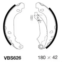 Комплект тормозных колодок MOTAQUIP купить
