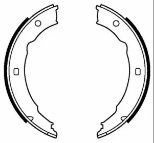 Комплект тормозных колодок, стояночная тормозная система MOTAQUIP купить