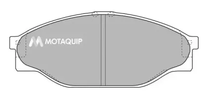 Комплект тормозных колодок, дисковый тормоз MOTAQUIP купить