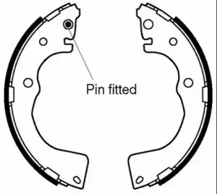 Комплект тормозных колодок MOTAQUIP купить