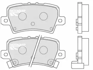 Комплект тормозных колодок, дисковый тормоз MOTAQUIP купить