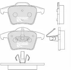Комплект тормозных колодок, дисковый тормоз MOTAQUIP купить