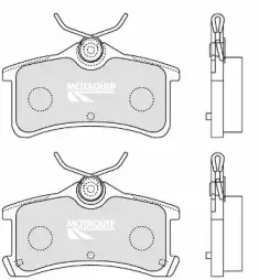 Комплект тормозных колодок, дисковый тормоз MOTAQUIP купить