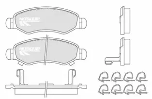 Комплект тормозных колодок, дисковый тормоз MOTAQUIP купить