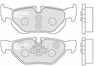 Комплект тормозных колодок, дисковый тормоз MOTAQUIP купить