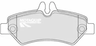Комплект тормозных колодок, дисковый тормоз MOTAQUIP купить