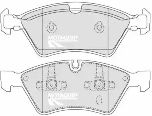 Комплект тормозных колодок, дисковый тормоз MOTAQUIP купить