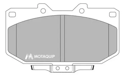 Комплект тормозных колодок, дисковый тормоз MOTAQUIP купить