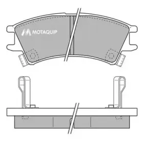 Комплект тормозных колодок, дисковый тормоз MOTAQUIP купить