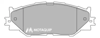 Комплект тормозных колодок, дисковый тормоз MOTAQUIP купить