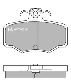 Комплект тормозных колодок, дисковый тормоз MOTAQUIP купить