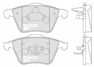 Комплект тормозных колодок, дисковый тормоз MOTAQUIP купить