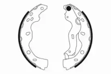 Комплект тормозных колодок MOTAQUIP купить