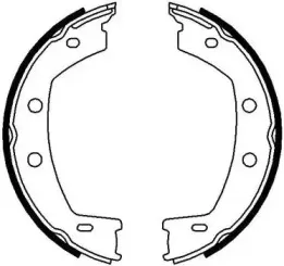 Комплект тормозных колодок, стояночная тормозная система MOTAQUIP купить