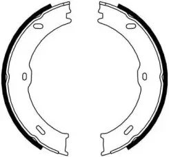Комплект тормозных колодок, стояночная тормозная система MOTAQUIP купить