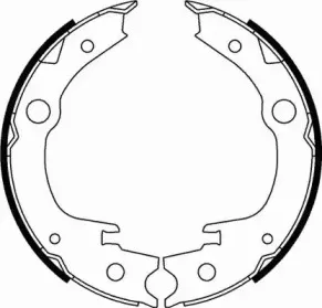 Комплект тормозных колодок, стояночная тормозная система MOTAQUIP купить