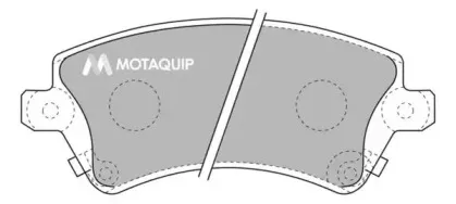 Комплект тормозных колодок, дисковый тормоз MOTAQUIP купить