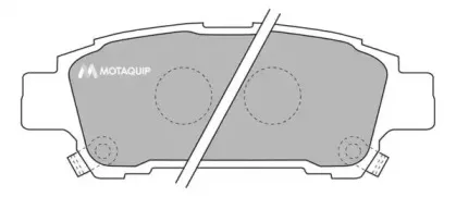 Комплект тормозных колодок, дисковый тормоз MOTAQUIP купить