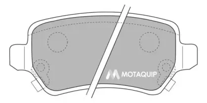 Комплект тормозных колодок, дисковый тормоз MOTAQUIP купить