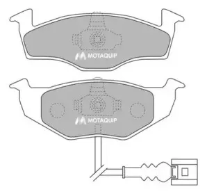 Комплект тормозных колодок, дисковый тормоз MOTAQUIP купить