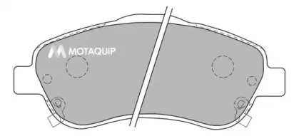 Комплект тормозных колодок, дисковый тормоз MOTAQUIP купить
