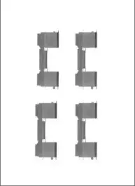 Комплектующие, колодки дискового тормоза MOTAQUIP купить