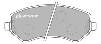 Комплект тормозных колодок, дисковый тормоз MOTAQUIP купить