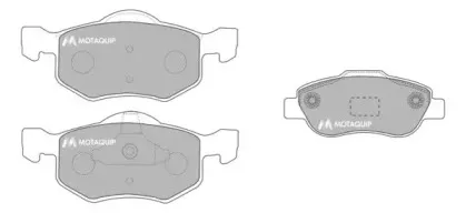 Комплект тормозных колодок, дисковый тормоз MOTAQUIP купить