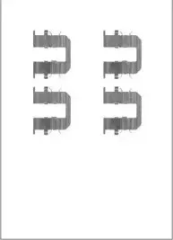 Комплектующие, колодки дискового тормоза MOTAQUIP купить