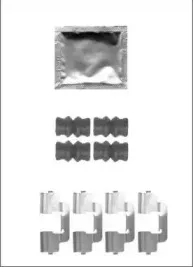 Комплектующие, колодки дискового тормоза MOTAQUIP купить