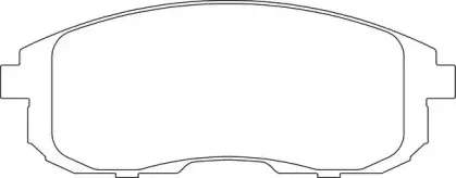Комплект тормозных колодок, дисковый тормоз MOTAQUIP купить