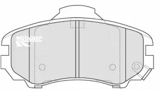 Комплект тормозных колодок, дисковый тормоз MOTAQUIP купить