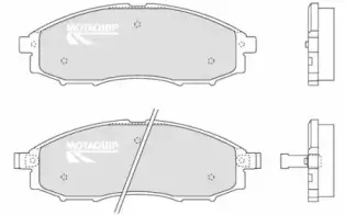 Комплект тормозных колодок, дисковый тормоз MOTAQUIP купить