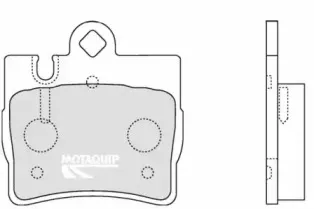 Комплект тормозных колодок, дисковый тормоз MOTAQUIP купить