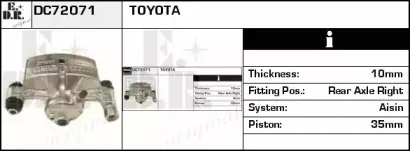 Тормозной суппорт EDR купить