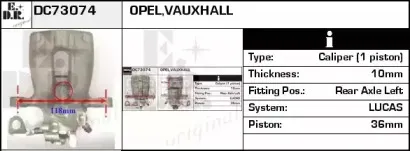 Тормозной суппорт EDR купить