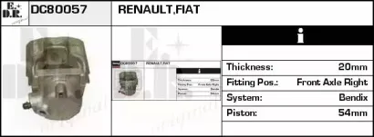 Тормозной суппорт EDR купить