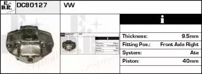 Тормозной суппорт EDR купить