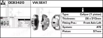 Тормозной суппорт EDR купить