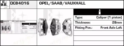 Тормозной суппорт EDR купить
