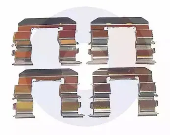 Комплектующие, колодки дискового тормоза CARRAB BRAKE PARTS купить