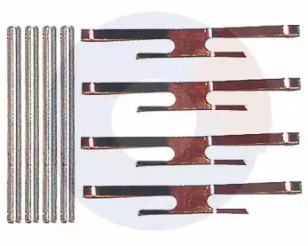 Комплектующие, колодки дискового тормоза CARRAB BRAKE PARTS купить
