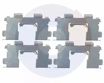 Комплектующие, колодки дискового тормоза CARRAB BRAKE PARTS купить