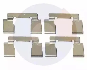 Комплектующие, колодки дискового тормоза CARRAB BRAKE PARTS купить