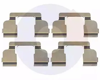 Комплектующие, колодки дискового тормоза CARRAB BRAKE PARTS купить