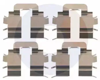 Комплектующие, колодки дискового тормоза CARRAB BRAKE PARTS купить