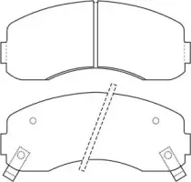 Комплект тормозных колодок, дисковый тормоз IPS Parts купить