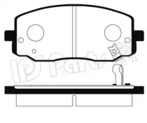 Комплект тормозных колодок, дисковый тормоз IPS Parts купить
