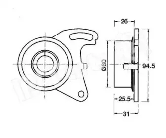 Устройство для натяжения ремня, ремень ГРМ IPS Parts купить